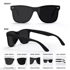 Square Shape UV Protected Sunglasses for Mens ,Black