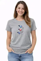 Cotton Blend Printed T-shirt for Men, Grey 