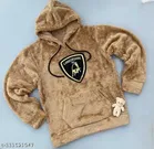 Woolen Full Sleeves Hooded Sweatshirt for Men 