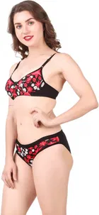 Cotton Blend Lingerie Set for Women 