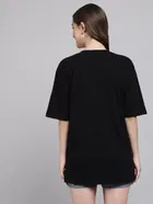 Cotton Solid Oversized T-Shirt for Women 
