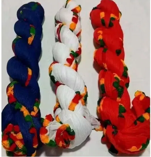 Cotton Blend Solid Dupatta for Women (Multicolor, 2 m) (Pack of 3)