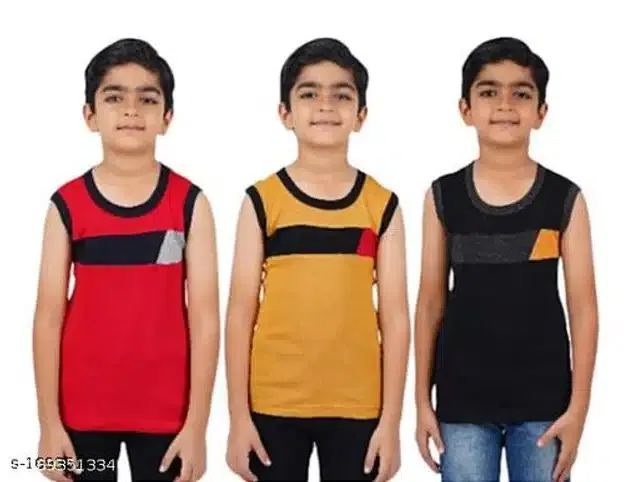 Innerwear for Boys (Multicolor, 8-9 Years) (Pack of 3)