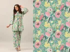 Cotton Blend Printed Short Kurti with Palazzo Set for Women 