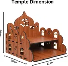 Akarts Premium Om Carved Pattern Devghar