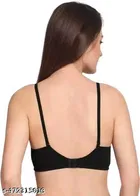 Cotton Solid Bra for Women & Girls, Multicolour, Pack of 3 