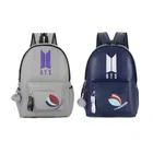 Combo of BTS Printed PU Backpacks for Women & Girls 