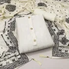 Jacquard Unstitched Dress Material for Women 