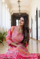 Cotton Kurti for Women, Pink 