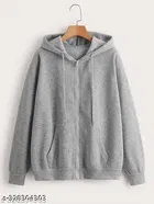 Zipper Fleece Hoodie for Men 