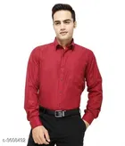 Cotton Solid Full Sleeves Shirt for Men 