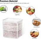 KS Freezer & Refrigerator Organizer Containers Kitchen Storage Container Set