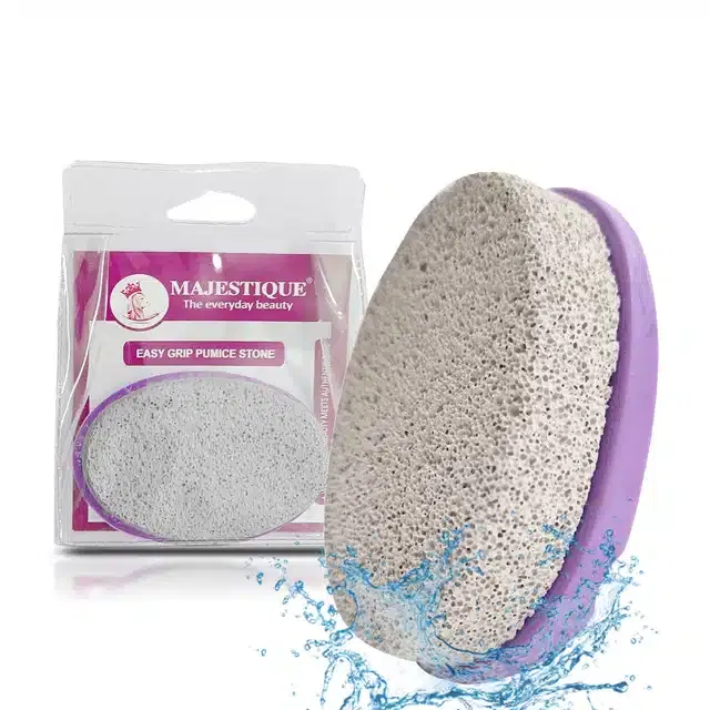 Majestique Easy Grip Pumice Stone Pedicure Tools Dead Hard Skin Remover for Healthy Foot Care (B-64)