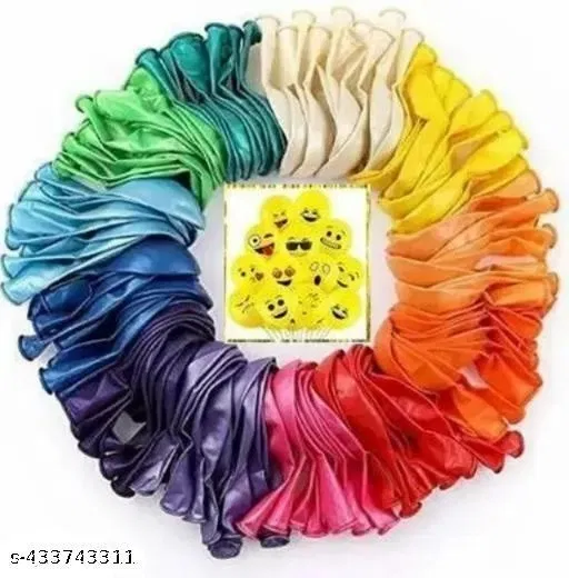 100 Pcs Balloons Decoration Kit, Multicolour, Set of 1