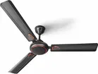 Longway Kiger P1 1200 mm 3 Blade Ceiling Fan, Ultra High Speed | Smoked Brown | Pack of 1