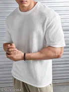 Cotton Blend T-shirt for Men, White 