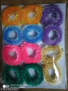 Rubber Hair Rubber Bands for Women, Pack of 12 