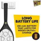 हिट एंटी मॉस्क्वीटो रैकेट - रिचार्जेबल मॉस्क्वीटो किलर बैट 1 pcs