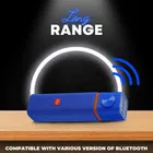 MZ  10W Bluetooth Sound bar with Rich Bass, Powerful Audio, Multi-Device Compatibility - Works with Phone, TV, Laptop, Tablet, AUX/USB/TF Card -Red