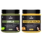 Natural Amla & Kasturi Haldi Powder for Skin & Hair 