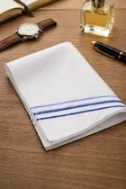 Cotton Handkerchiefs for Men, Multicolour, Pack of 3