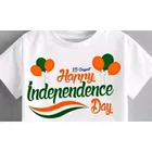 Round Neck Independence Day Print T-Shirt for Boys 