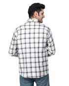 Cotton Blend Full Sleeves Chequered Shirt for Men 
