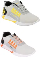 Sports Shoes for Men, Pack of 2, Yellow 