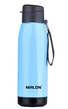 Nirlon PU Insulated Stainless Steel Water Bottles (Blue, 750 ml)