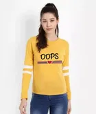 Printed Full Sleeve T-shirt for Women 