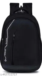 Polyester Backpack for Men & Women, Black