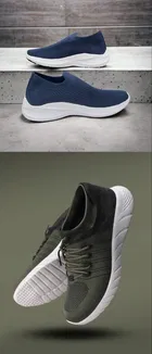Sports Shoes for Men (Multicolor, 6) (Set of 2)