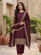 Vichitra Silk Pakistani Suits for Women 