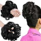 Messy Hair Bun Extension for Women & Girls (Black)