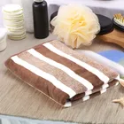 Safina Stripe Brown Bath Towel 68x135 cm Pack of 1