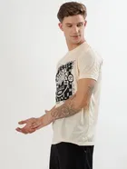 Round Neck Printed T-Shirt for Men 