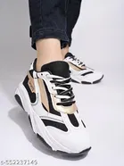 Shoetopia Colorblocked Mesh Sneakers for Girls 