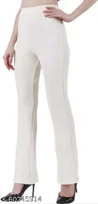 Cotton Blend Trouser for Women 