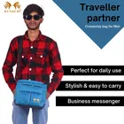 Polyester Small Messenger Crossbody Bag for Men 