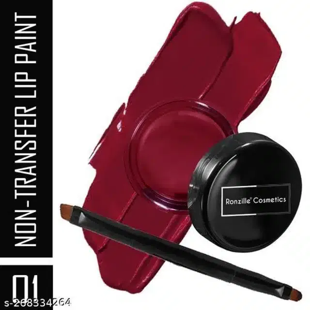 Ronzille Matte Lipstick (Maroon, 2 g)