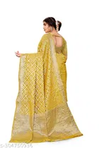 Organza Zari Woven Saree for Women 