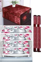Knit 7 Pcs Fridge Cover Set 