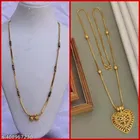 Alloy Mangalsutra with Pendant & Chain for Women 