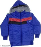 Polyester Jacket for Boys (Royal Blue, 0-3 Months)