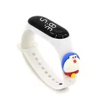 Silicone Strap Digital Watch for Kids (White)