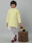 Cotton Blend Kurta with Pyjamas for Boys 