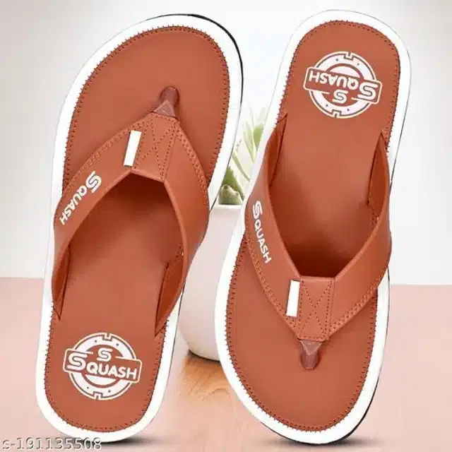 Flip Flop for Men (Tan, 10)