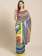 Mysore Silk Printed Saree for Women 