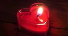 Heart Shaped Unscented Candles 