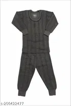 Cotton Blend Thermal Cothing Set for Girls 